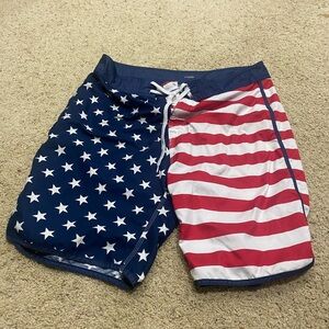 Old Navy Patriotic Blue and Red Shorts size large